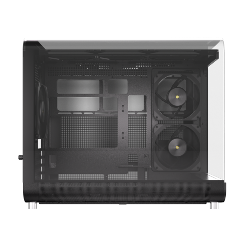 Powercool Aviator Black Micro ATX Gaming Case 3 x PWM Fans